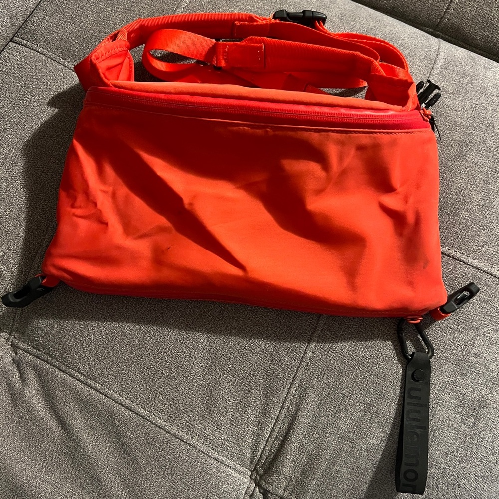Lululemon Red Belt Bag/Crossbody Bag